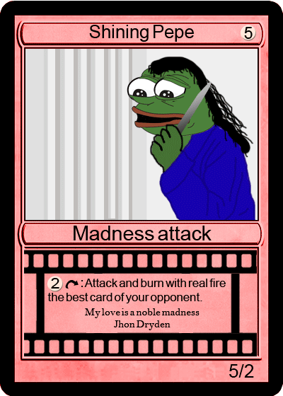 SHININGPEPE - Series 7, Card 38 RarePepe - Only 100 issued - Contents Loading
